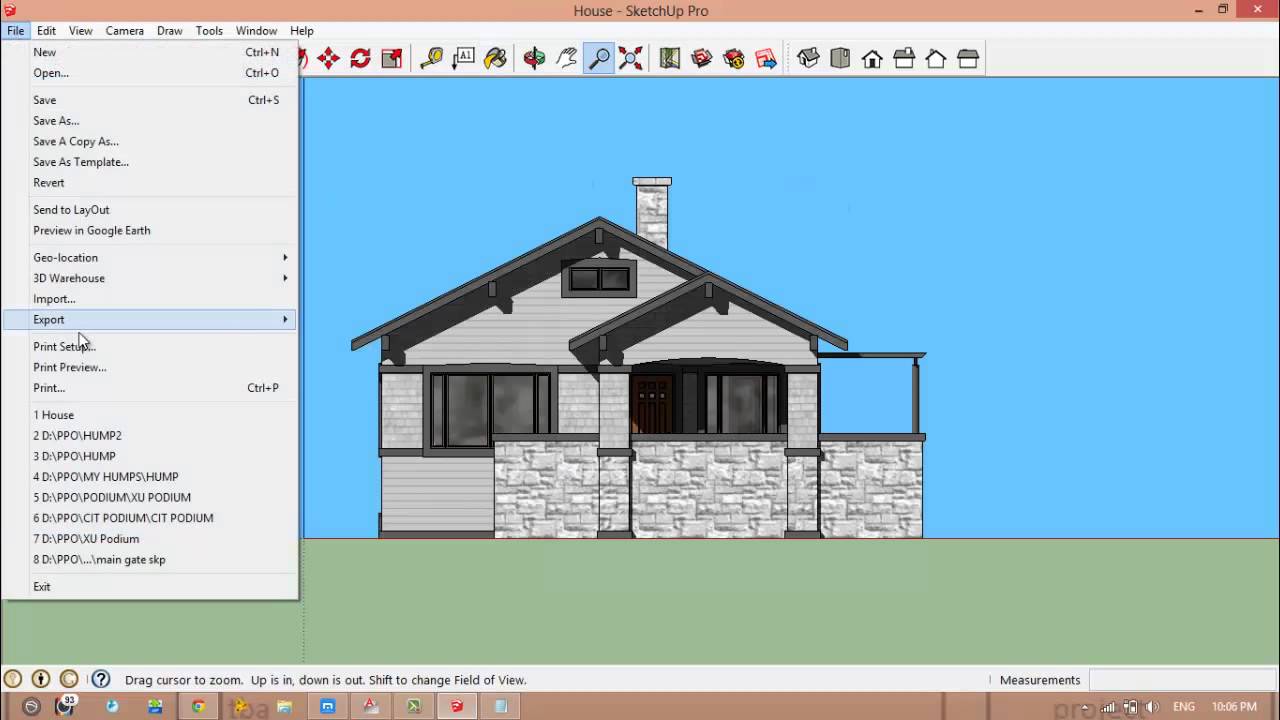 Export Sketchup To Autocad